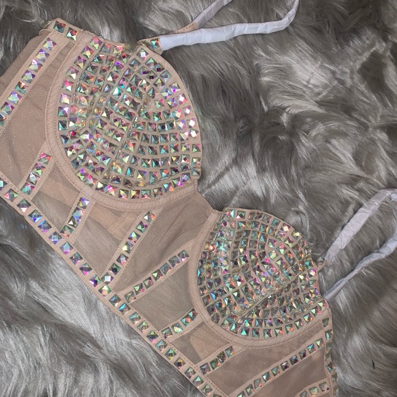 bedazzled bralette